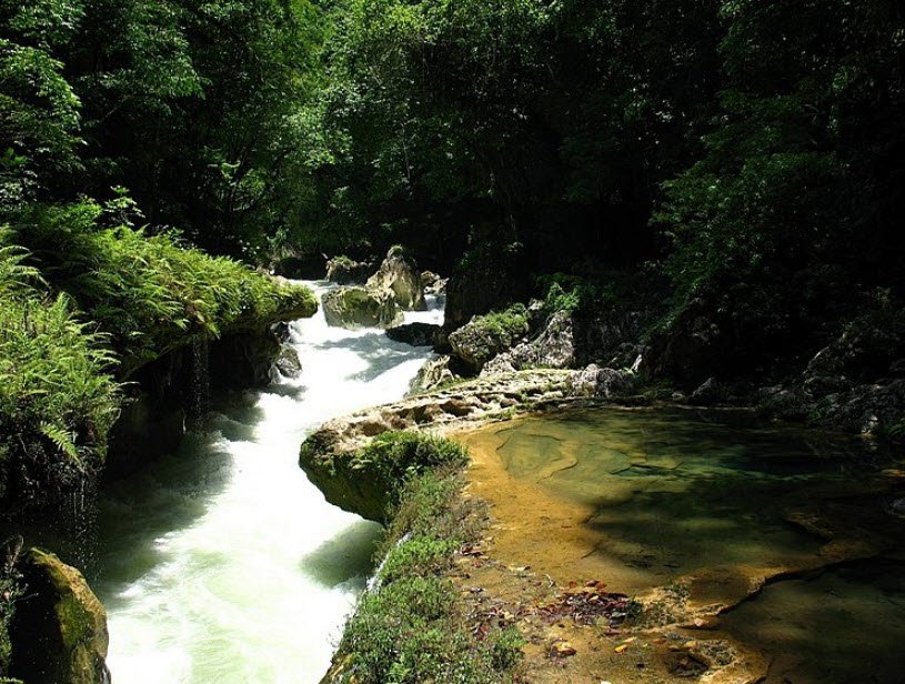 Rio Cahabon, Alta Verapaz Department, Guatemala